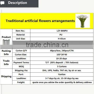 Traditional in Vase Artificial Flower Arrangement photo-2
