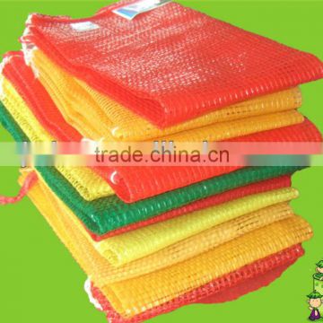 PP vegetables net bags , plastic tubular mesh bags