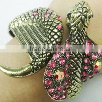 Egyptian trendy rhinestone snake bangle snake arm cuff snake bracelets