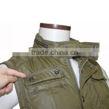 Wholesale Men's Fitted Winter Down Vest Casual Jackets Coats