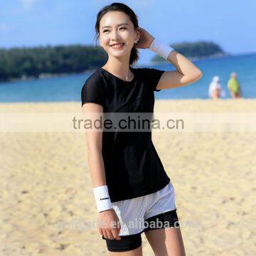 2017 New Design Women Gym Wear Running Bra Fitness Pants Women Running Suit photo-3