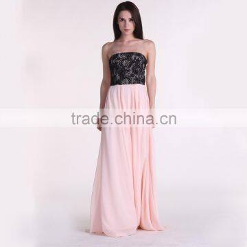 Long Chiffon New Style Western Party Wear Woman Off The Shoulder Best Pattern One Piece Sale Evening Dress photo-3
