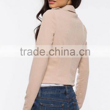 2016 Fashion Design Elegant Ladies Bulk Wholesale Jacket photo-3