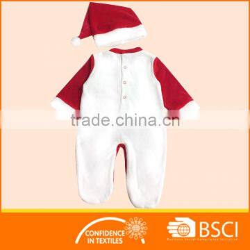 Cheap Nice Red Bear Happy Baby Christmas Romper photo-3