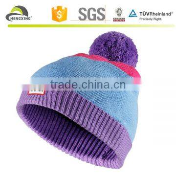 Custom Fold up Knitted Hat and Wholesale Beanies Knitting Hats photo-5