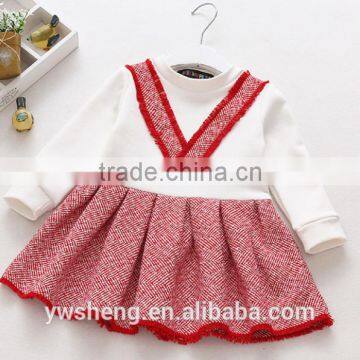 Hot Sale 2-7 Years Old Baby Girl Dress Kids Christmas Winter Long Sleeve Party Dress photo-2