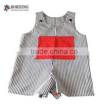 Wholesale baby boys clothes newborn baby summer sleeveless fashion lovely romper