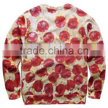 Fashion Design Sublimated Sweatshirt 3D Print Crewneck Sweatshirt Custom Printed Animal Printed Jumpers Full Sublimation Hoodie