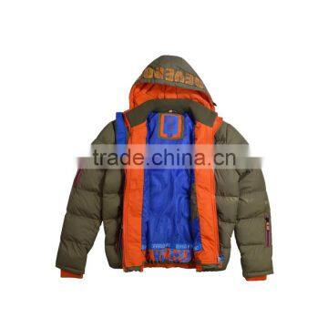 Down Feather Super Warm Winter Jacket Windproof Hooded Coat Men photo-2