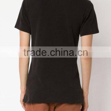 Black Cotton Classic Uniform Polo Shirt for Men photo-4