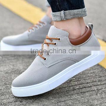 Zm11598a Fashion Pure Color 2017 New Style Men Casual Canvas Shoes photo-2
