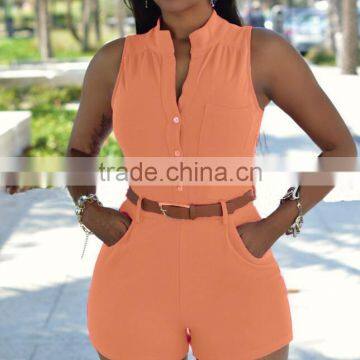 Zm50240b Fashion Women Trousers Europe Slim Jumpsuits Lady Loose Casual Short Pants photo-3