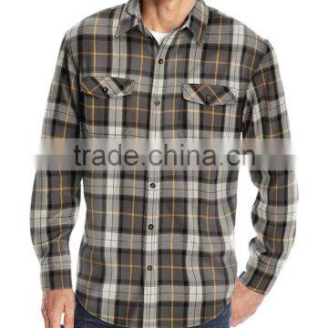 New Style Cheap Wholesale Plaid Men's Plaid Flannel Shirt photo-5