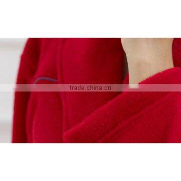 Womens and Mens Hotel Coral Bleece Bathrobe photo-4