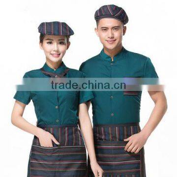 OEM ODM Restaurant Uniform Bar Waitress Waiter Hotel Uniform Manufacturer photo-3