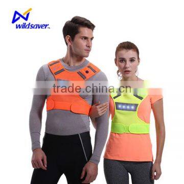 Outdoor Night Running LED Flashing Summer Sports Clothes
