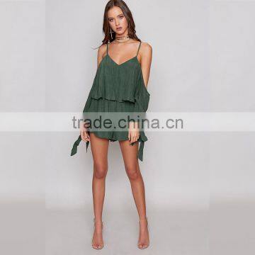 Latest off Shoulder Romper Designs Ladies Summer Casual Clothing photo-6
