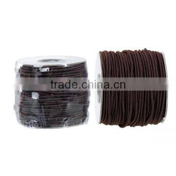 Polyamide Nylon Jewelry Thread Cord For Buddha/Mala/Prayer Beads Dark Coffee Elastic 2mm photo-3
