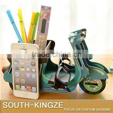 Blue Motorcyle Puzzle Kids Bedroom Toy as Novelty Children's Day Gift photo-2