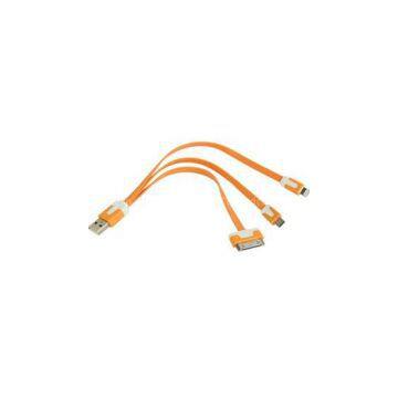 Flat 3 in 1 Cable Sync Data Charger Cable photo-2
