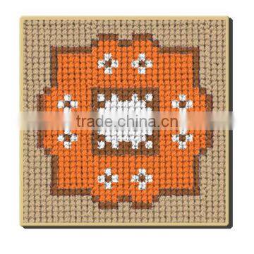 LATCH HOOK TUG CUP MAT(DIY) cup007-01