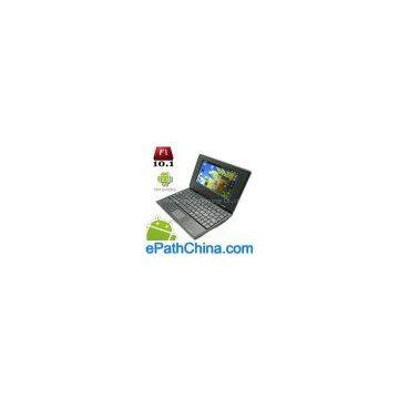 7 Inch Widescreen Android 2.2 OS Mini Laptop Support WiFi + Flash 10.1