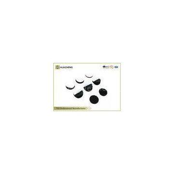 Patch 100% Nylon Adhesive Hook And Loop Dot , Black Velcro Tape