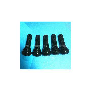 Snap-in EPDM rubber tire valve for passenger car