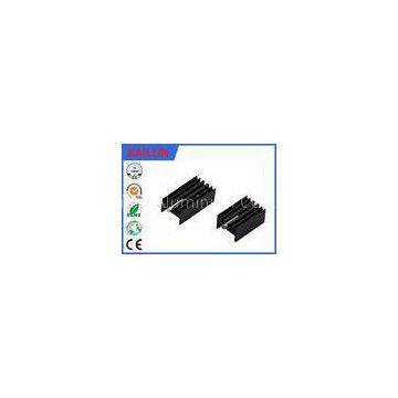 Led Aluminum Extrusion Profiles Flat Heat Sink For Led Street Light / 18 Watt Electronic Fin Shell