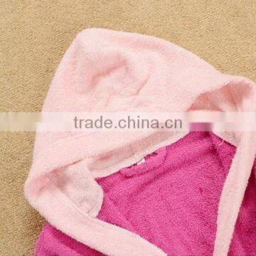100 Cotton High-end Eco-friendly Hooded Baby Bathrobe photo-5