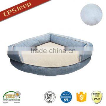 New Design OEM Eco-Friendly Wholesale Corner Style polyester pet bed