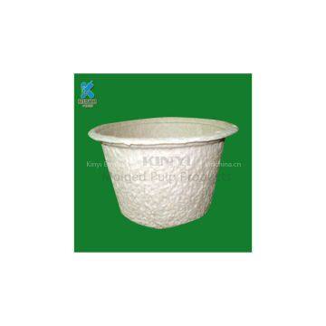 Customized new style paper flower pot and paper pulp mini flower pot
