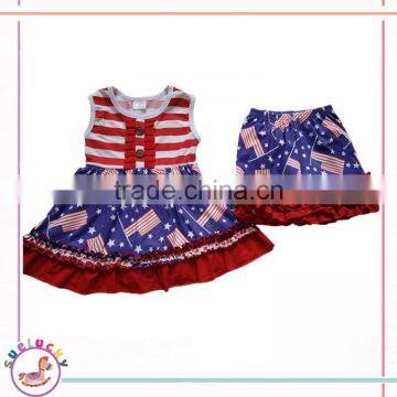 New Model Simple design clothes Wholesale Baby Girl Unique children clothes