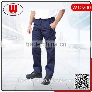 Mens Pants Cotton Cargo Trousers Multi-pocket Pants