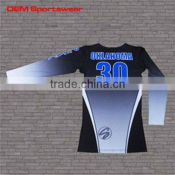 Teams volleyball jerseys with sublimation
