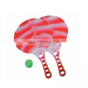 Beach racket with PVC ball and new design racket beach for HDF beach racket set