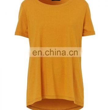 Wholesale New Cotton Casual Style Comfortable Women's Cuff Sleeve Tee