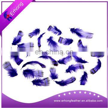 purple feather for hat decoration