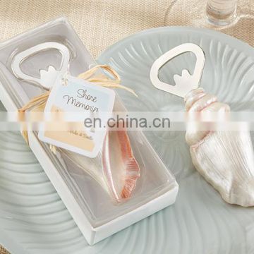 Shore Memories Seashell Bottle Opener Wedding Favors