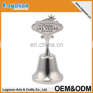 2016 Personalized top quality custom souvenir metal dinner bell