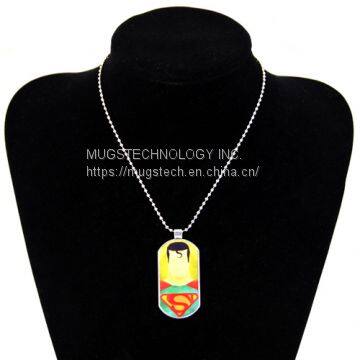 Sublimation Metal Military Brand Necklace photo-4