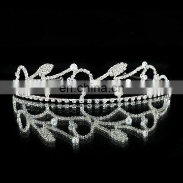 Crystal rhinestone wedding tiara bridal crown headband pience TR234