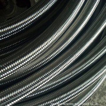 Stainless steel braided sleeving with Abrasion-resistant