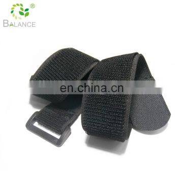 New Product Nylon Straps With Plastic Buckle Hook and Loop Fastener Strap Tie 25mm Customize Size