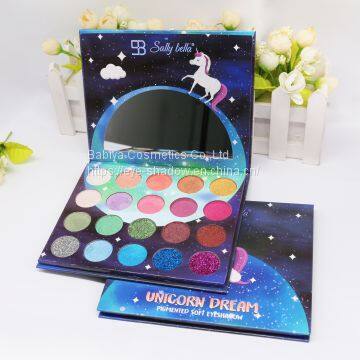 20 Colors Shimmer Eyeshadow Palette Waterproof Glitter Palette photo-3