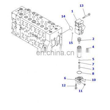 Excavator Control Valve 723-47-27501 PC400-7 PC450-7 control main valve assy