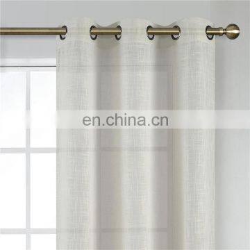 White sheer curtain linen look sheer curtain fabric curtains for the living room