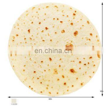 Giant Burrito Parcel Blanket Super Soft Tortilla Round Burrito Blanket Towel Roti Blanket photo-5
