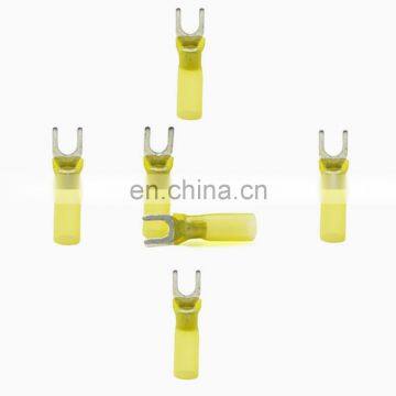 Hampool Full Size HDPE Copper Easy Entry Fork Insulated U Shaped Motor Shrink Wire Terminals photo-5