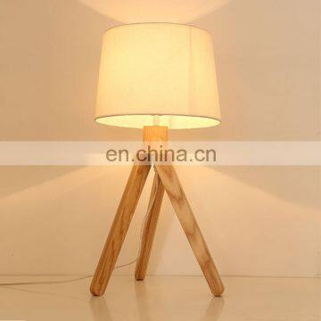 Retro Table Lamp Wooden Base Table Lamp high quality desk lamps for study room hotel villa room